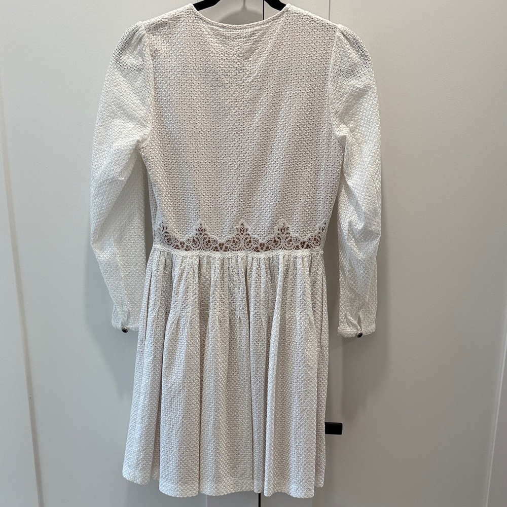 The Kooples White Lace Button-Down Dress - Picture 6 of 6